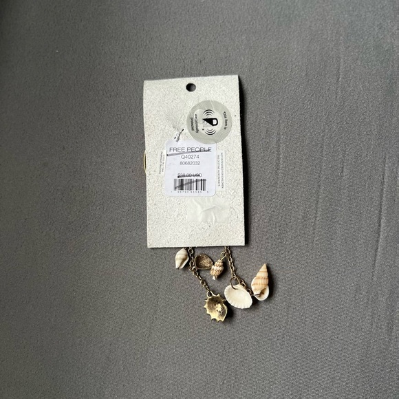 Free People Gold Ear Cuff with Shell Accents - Picture 2 of 2